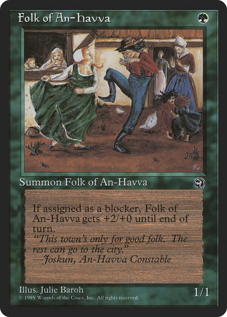 Folk of An-Havva (HML-87A) [Homelands] MTG Single Wizards of the Coast