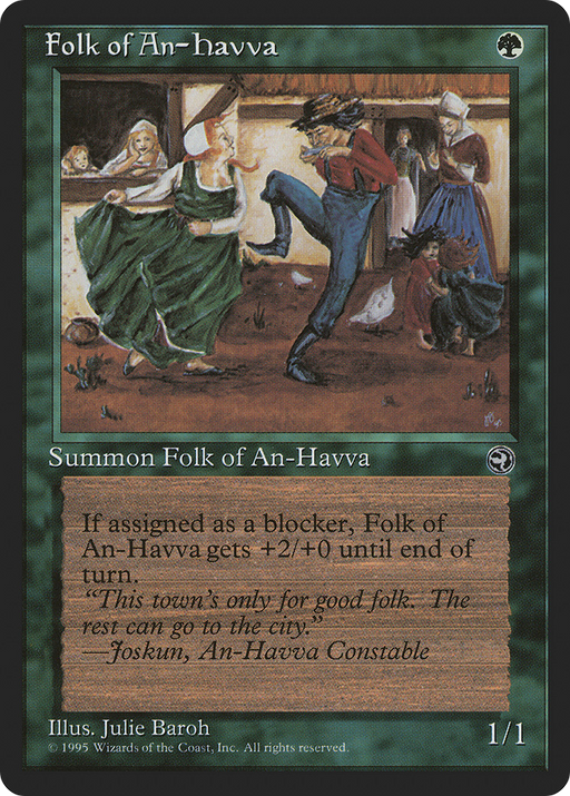 Folk of An-Havva (HML-87A) [Homelands] MTG Single Wizards of the Coast