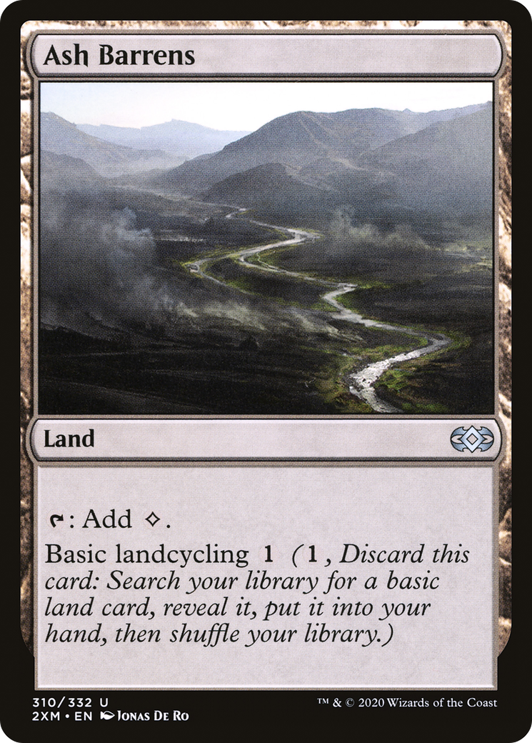 Ash Barrens (2XM-310) [Double Masters] Foil MTG Single Wizards of the Coast