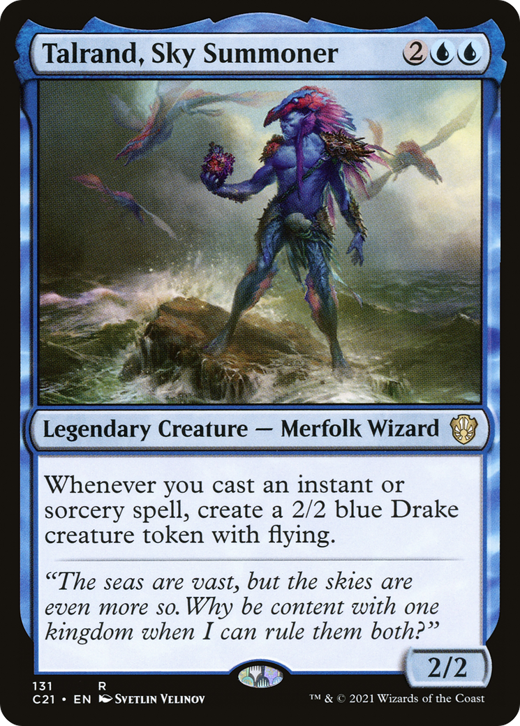 Talrand, Sky Summoner (C21-131) [Commander 2021] MTG Single Wizards of the Coast