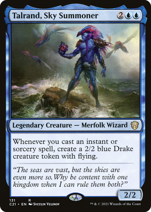 Talrand, Sky Summoner (C21-131) [Commander 2021] MTG Single Wizards of the Coast