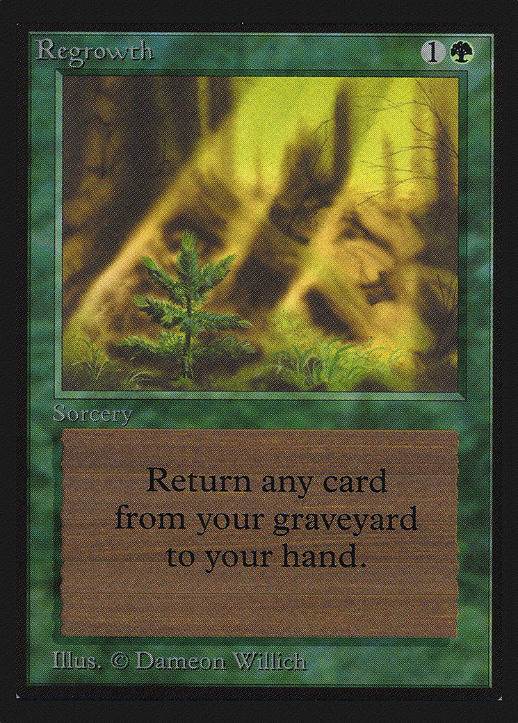 Regrowth (CED-215) [Collectors' Edition] MTG Single Wizards of the Coast