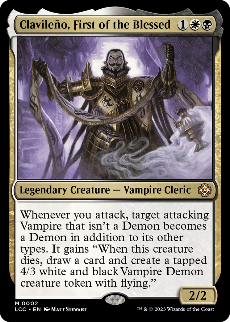 Clavileno, First of the Blessed (LCC-002) [The Lost Caverns of Ixalan Commander] Foil MTG Single Wizards of the Coast