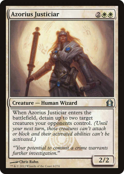 Azorius Justiciar (RTR-006) [Return to Ravnica] MTG Single Wizards of the Coast