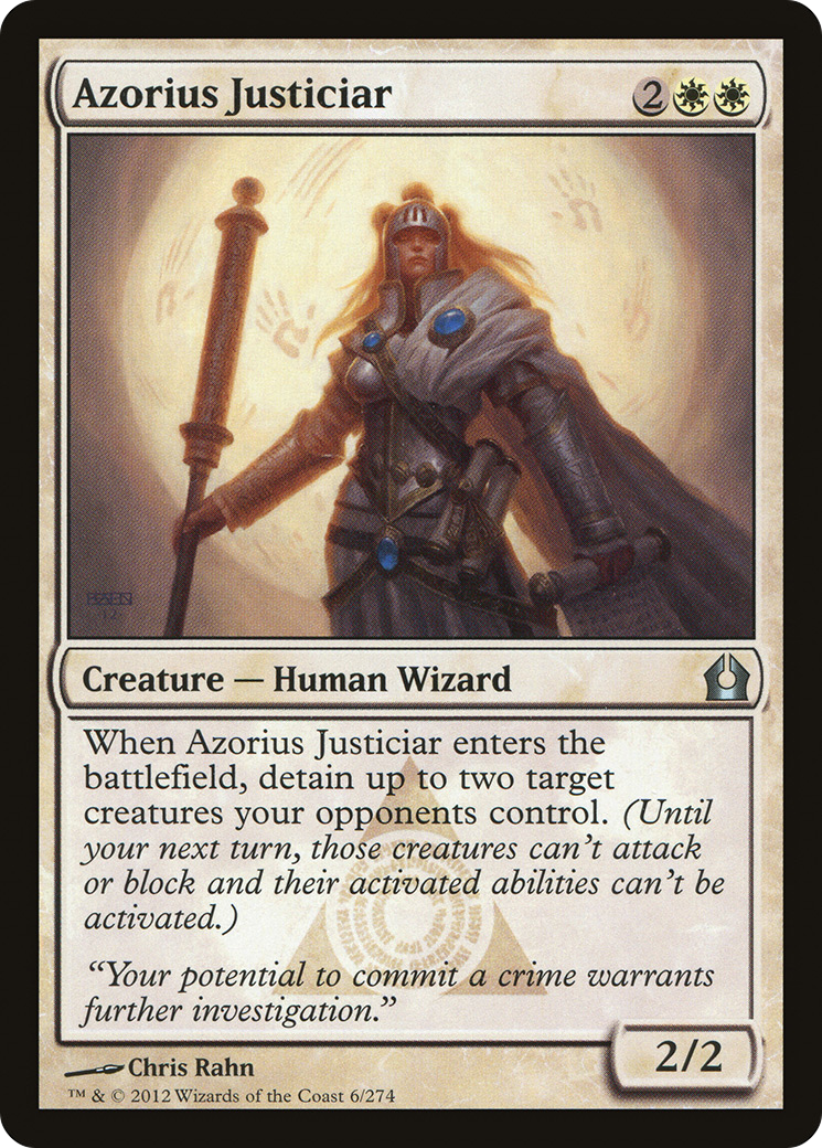 Azorius Justiciar (RTR-006) [Return to Ravnica] Foil MTG Single Wizards of the Coast