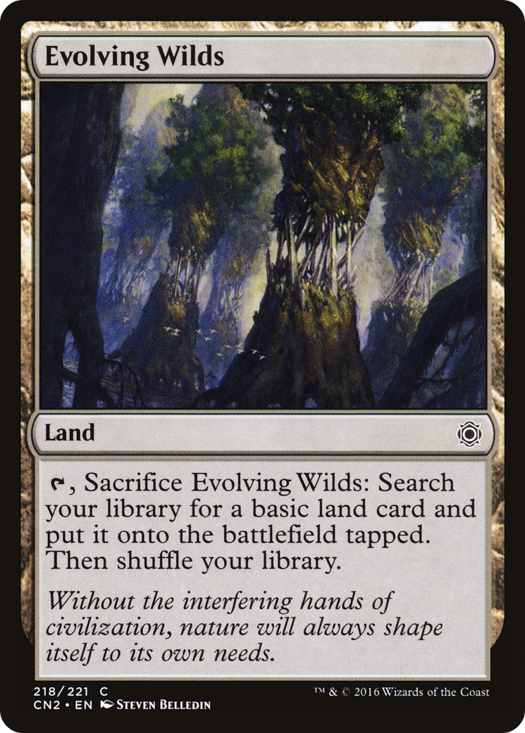 Evolving Wilds (CN2-218) [Conspiracy: Take the Crown] MTG Single Wizards of the Coast
