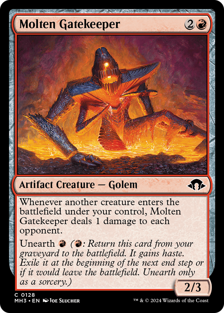Molten Gatekeeper (MH3-128) [Modern Horizons 3] MTG Single Modern Horizons 3