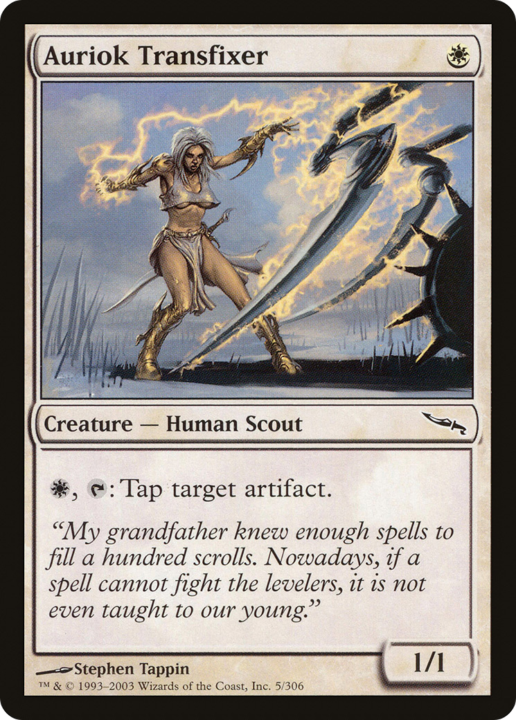 Auriok Transfixer (MRD-005) [Mirrodin] Foil MTG Single Wizards of the Coast