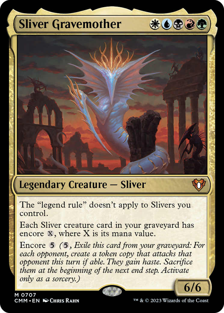 Sliver Gravemother (CMM-707) [Commander Masters] Foil MTG Single Wizards of the Coast