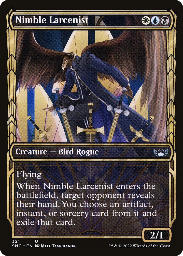 Nimble Larcenist (SNC-321) [Streets of New Capenna] (Showcase) MTG Single Wizards of the Coast