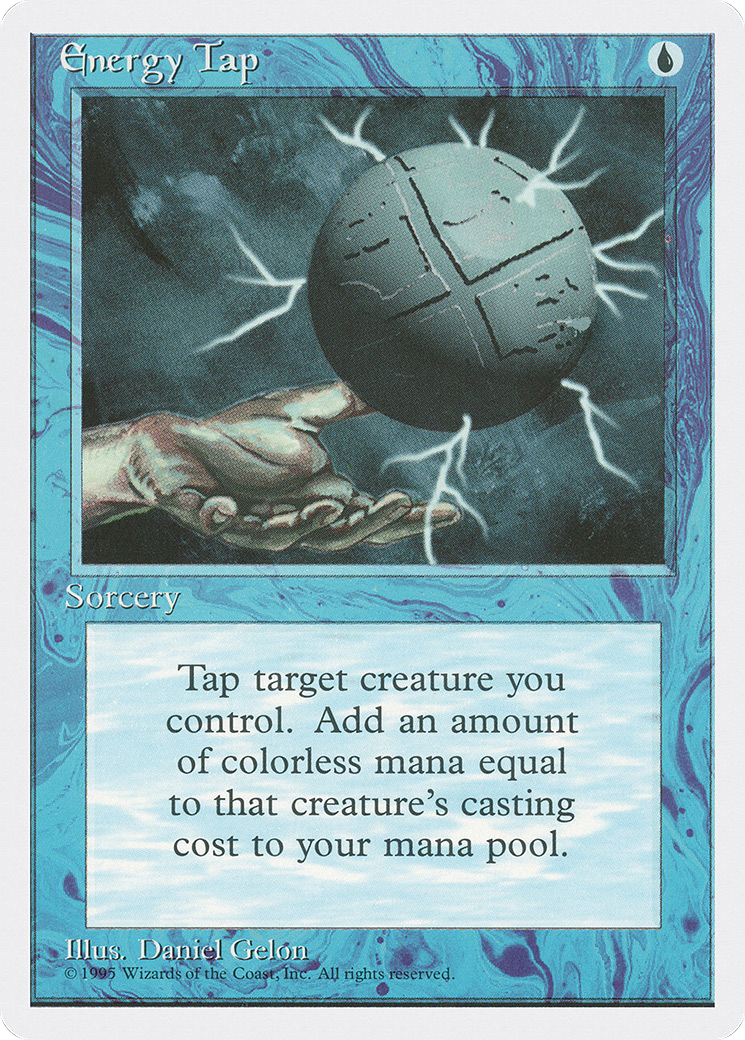 Energy Tap (4ED-069) [Fourth Edition] MTG Single Magic: The Gathering