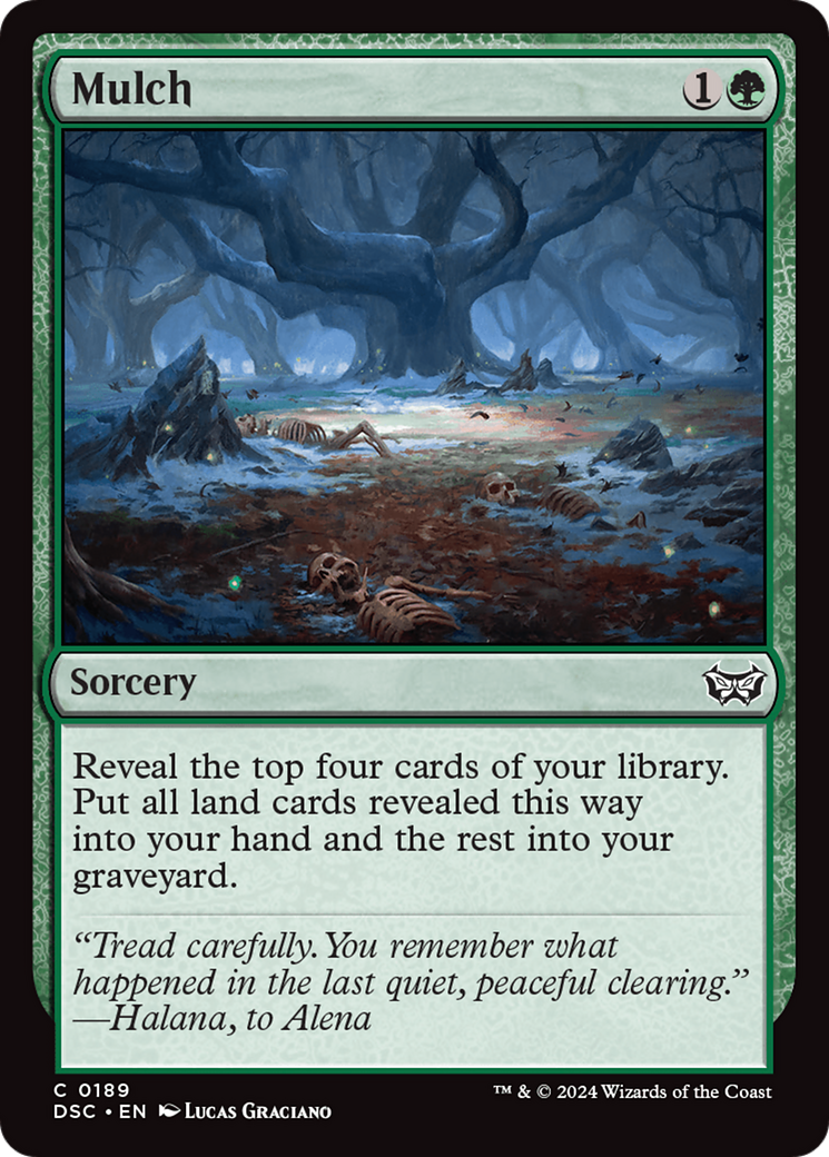 Mulch (DSC-189) [Duskmourn: House of Horror Commander] MTG Single Wizards of the Coast