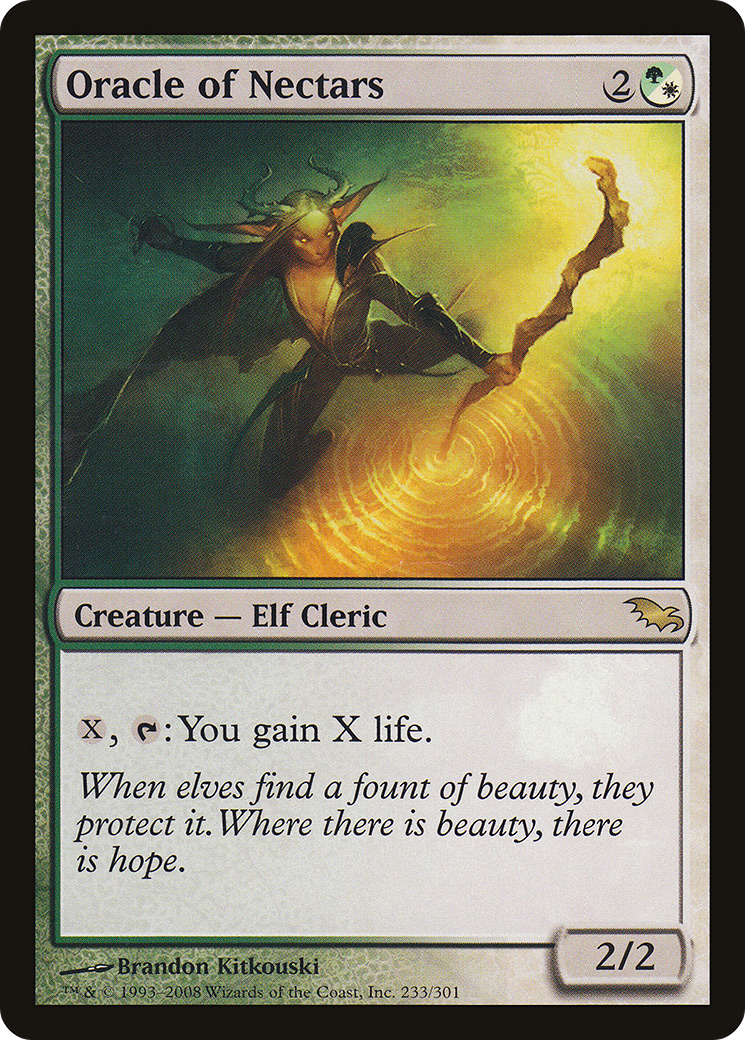 Oracle of Nectars (SHM-233) [Shadowmoor] MTG Single Wizards of the Coast