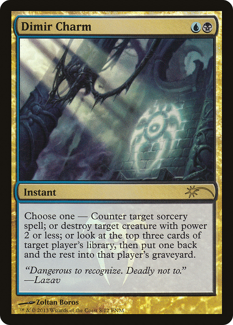 Dimir Charm (FNM-008) [Misc] Friday Night Magic 2013 Foil MTG Single Wizards of the Coast