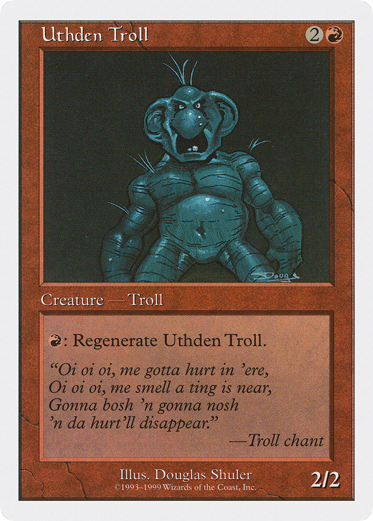 Uthden Troll (BRB-092) [Misc] Battle Royale Box Set MTG Single Wizards of the Coast