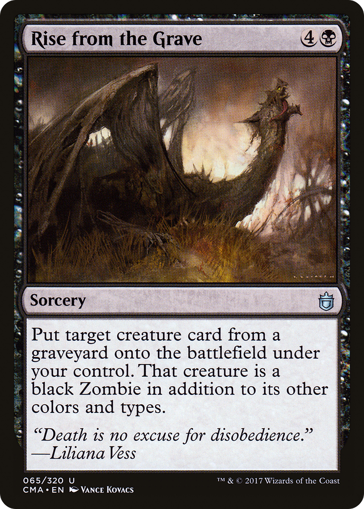 Rise from the Grave (CMA-065) [Commander Anthology] MTG Single Wizards of the Coast