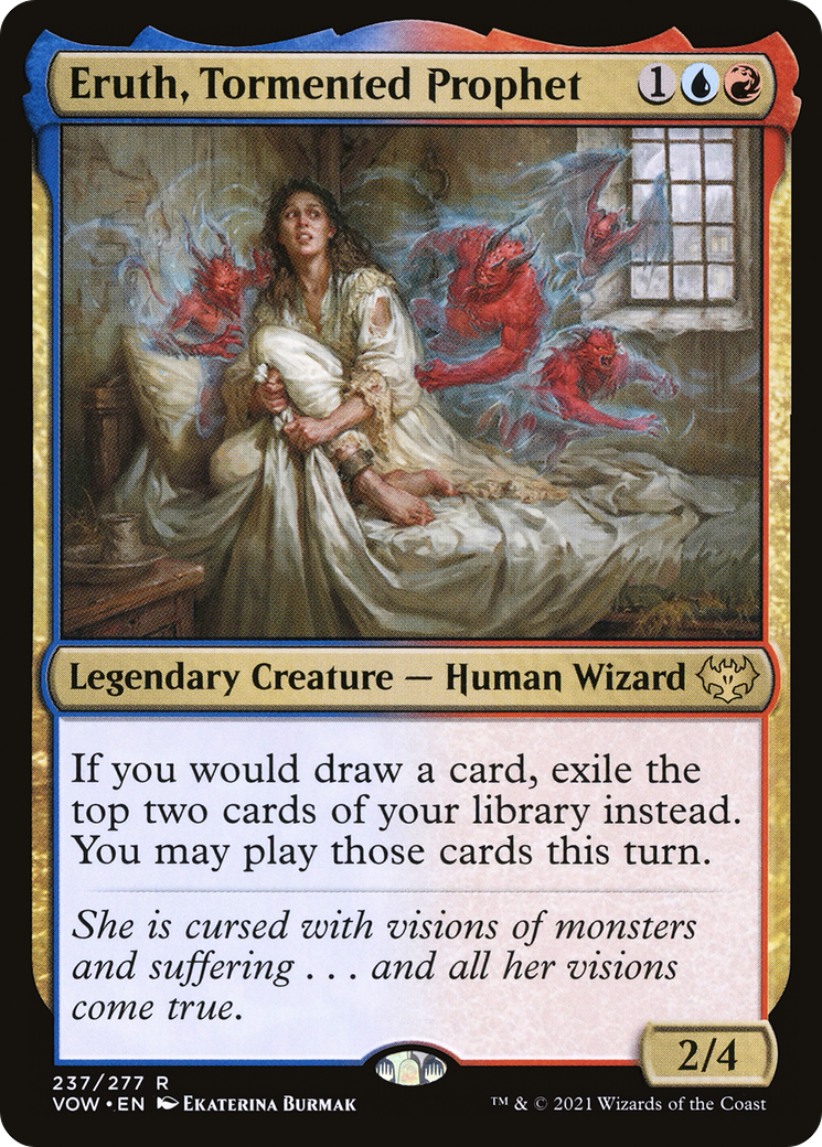 Eruth, Tormented Prophet (VOW-237) [Innistrad: Crimson Vow] Foil MTG Single Wizards of the Coast