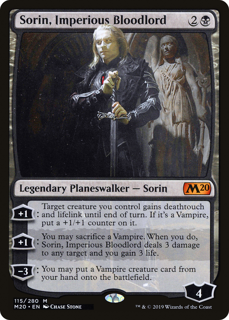 Sorin, Imperious Bloodlord (M20-115) [Core Set 2020] Foil MTG Single Wizards of the Coast