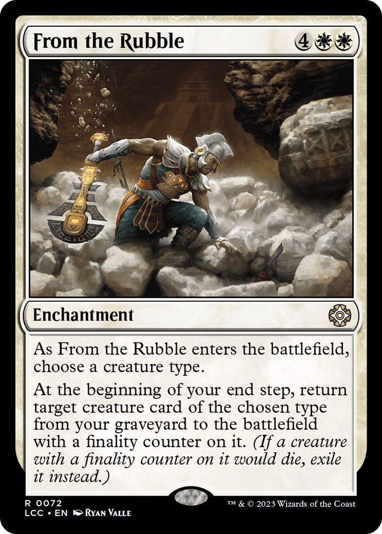 From the Rubble (LCC-072) [The Lost Caverns of Ixalan Commander] MTG Single Wizards of the Coast