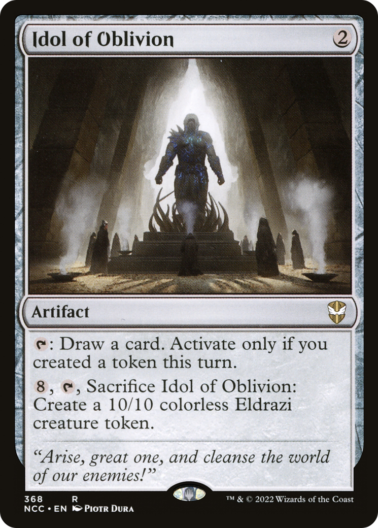 Idol of Oblivion (NCC-368) [New Capenna Commander] MTG Single Wizards of the Coast