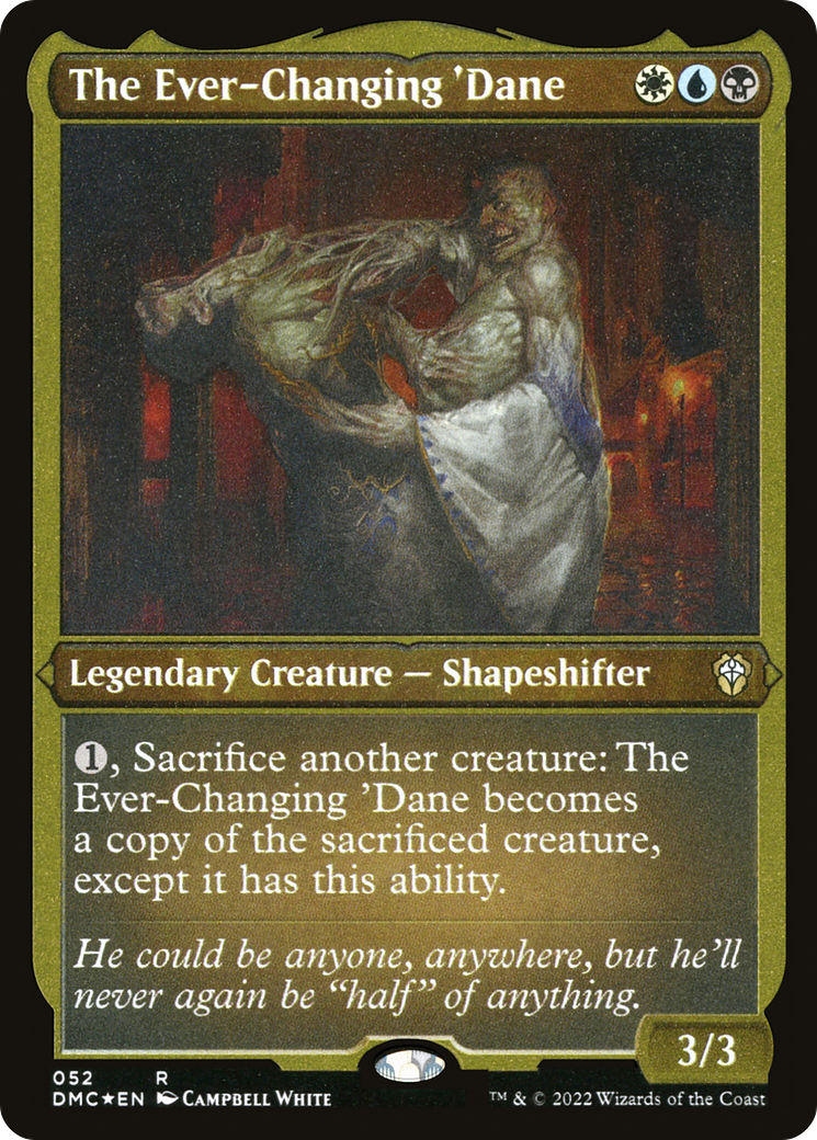 The Ever-Changing 'Dane (DMC-052) [Dominaria United Commander] Etched Foil MTG Single Wizards of the Coast