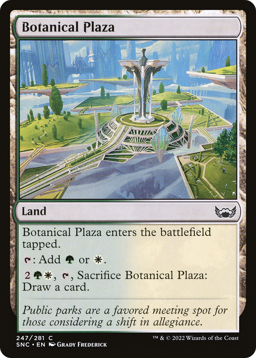 Botanical Plaza (SNC-247) [Streets of New Capenna] MTG Single Wizards of the Coast