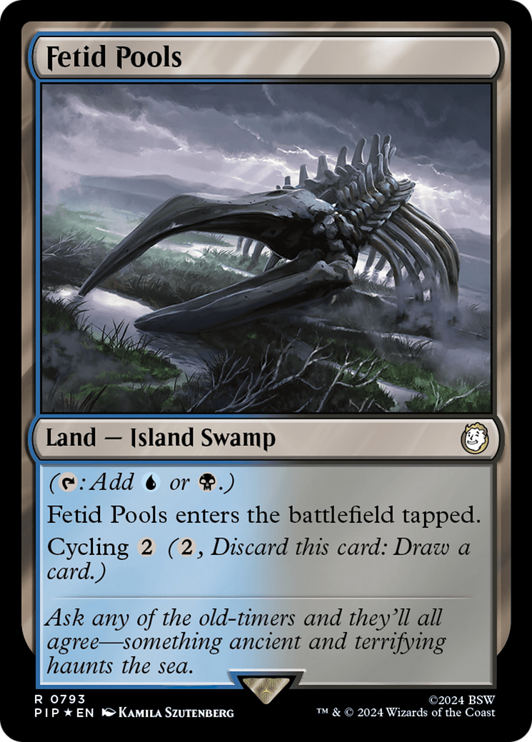 Fetid Pools (Surge Foil) (PIP-793) [Fallout] Foil MTG Single Wizards of the Coast