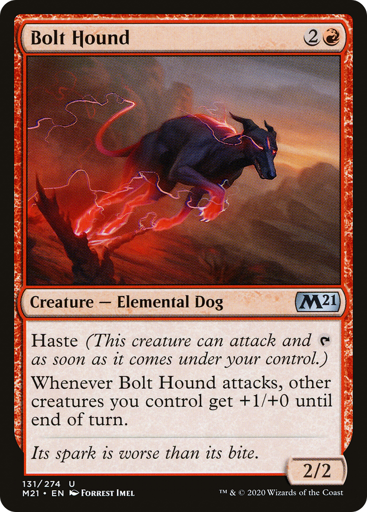 Bolt Hound (M21-131) [Core Set 2021] Foil MTG Single Wizards of the Coast