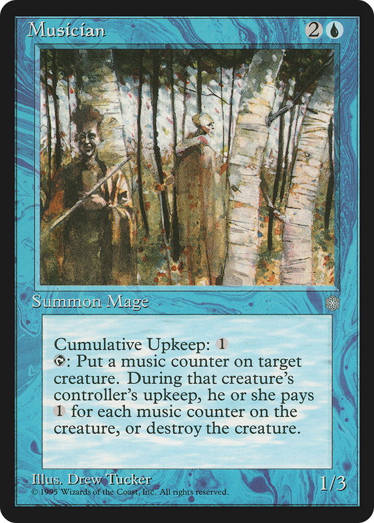 Musician (ICE-085) [Ice Age] MTG Single Wizards of the Coast