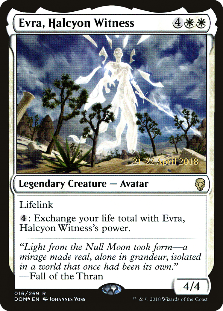 Evra, Halcyon Witness (PRE-016) [Dominaria Promos] Foil MTG Single Wizards of the Coast