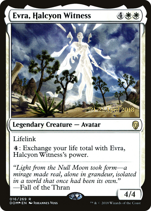 Evra, Halcyon Witness (PRE-016) [Dominaria Promos] Foil MTG Single Wizards of the Coast