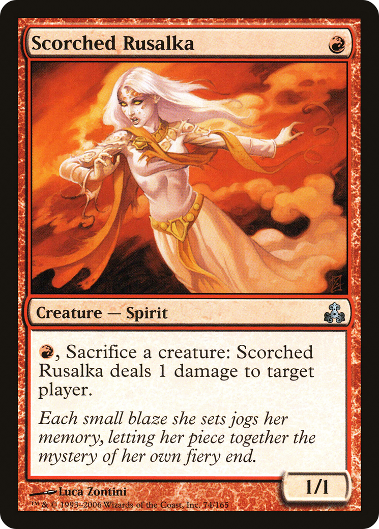 Scorched Rusalka (GPT-074) [Guildpact] MTG Single Wizards of the Coast