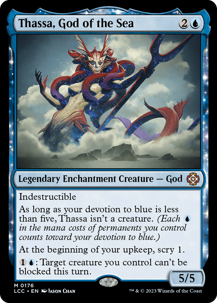 Thassa, God of the Sea (LCC-176) [The Lost Caverns of Ixalan Commander] MTG Single Wizards of the Coast