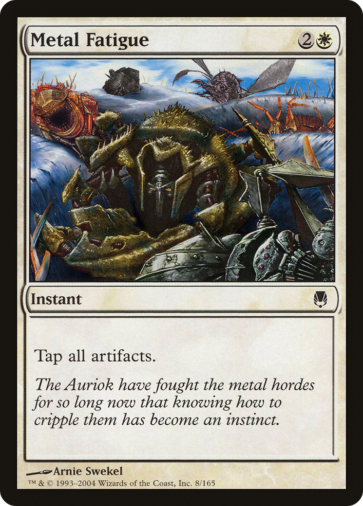 Metal Fatigue (DST-008) [Darksteel] Foil MTG Single Wizards of the Coast