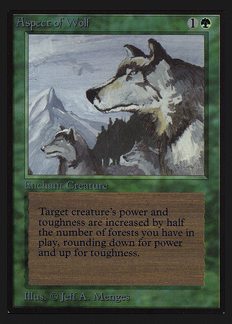 Aspect of Wolf (CE) (CED-) [Collectors' Edition] MTG Single Wizards of the Coast
