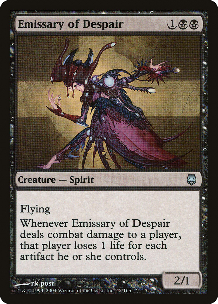 Emissary of Despair (DST-042) [Darksteel] MTG Single Wizards of the Coast