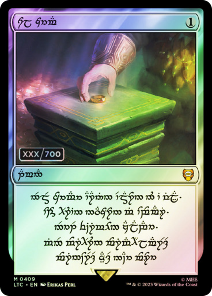 Sol Ring - Dwarven (0409) (Serial Numbered) (LTC-409) [Tales of Middle-earth Commander] Foil MTG Single Wizards of the Coast