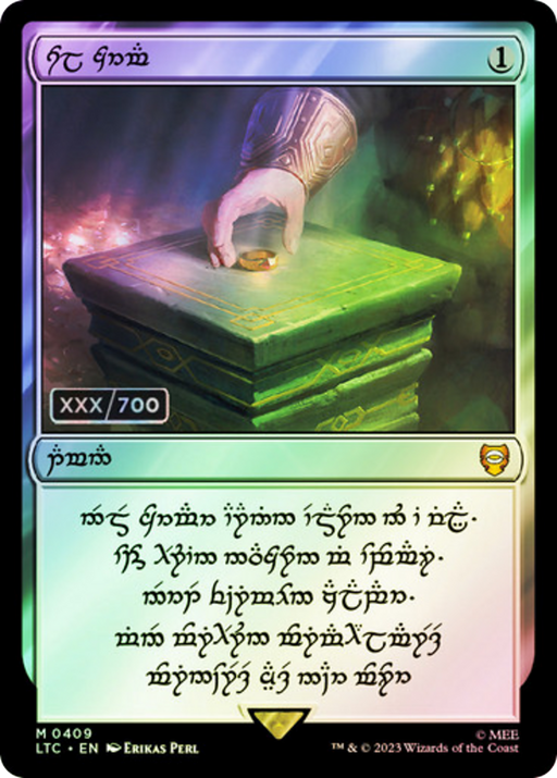 Sol Ring - Dwarven (0409) (Serial Numbered) (LTC-409) [Tales of Middle-earth Commander] Foil MTG Single Wizards of the Coast