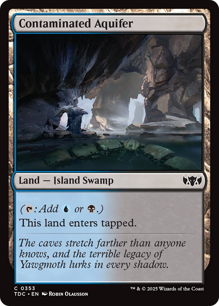 Contaminated Aquifer (TDC-353) [Commander: Tarkir: Dragonstorm] MTG Single Wizards of the Coast