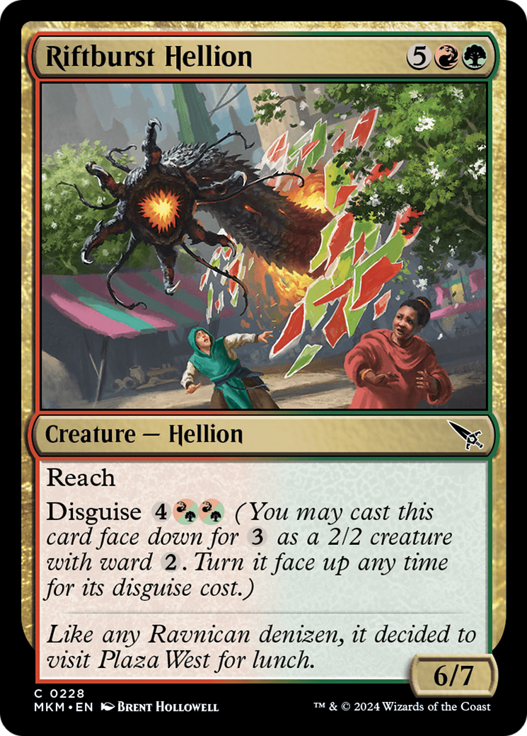 Riftburst Hellion (MKM-228) [Murders at Karlov Manor] MTG Single Murders at Karlov Manor