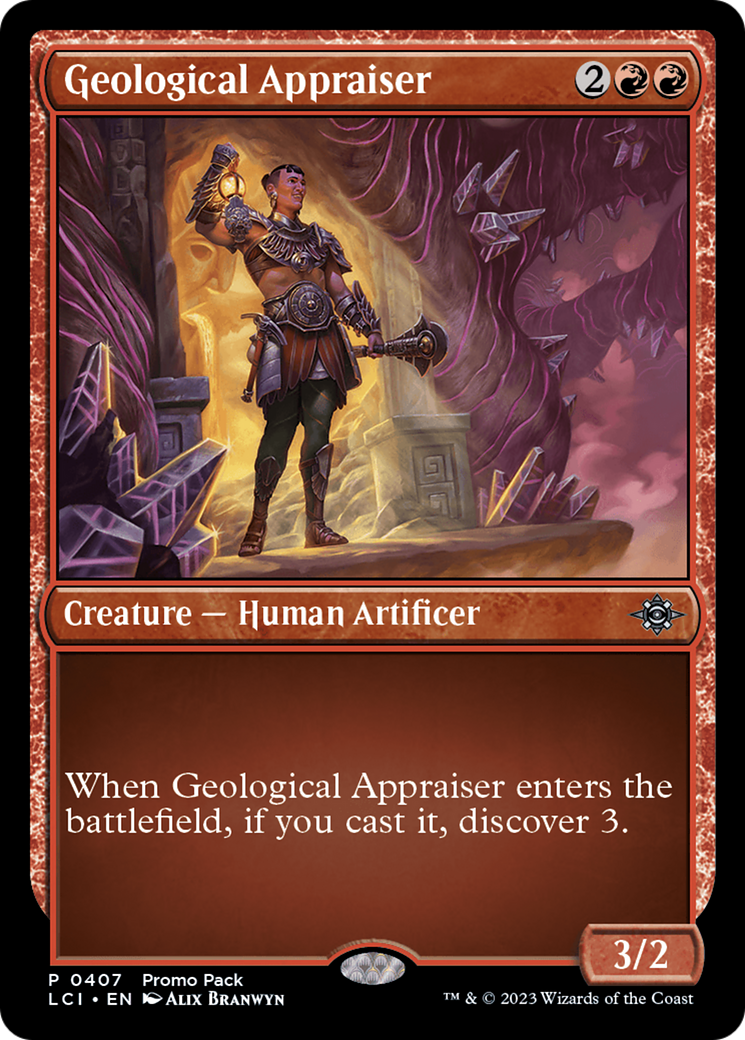Geological Appraiser (PPLCI-407) [The Lost Caverns of Ixalan] Foil MTG Single Wizards of the Coast