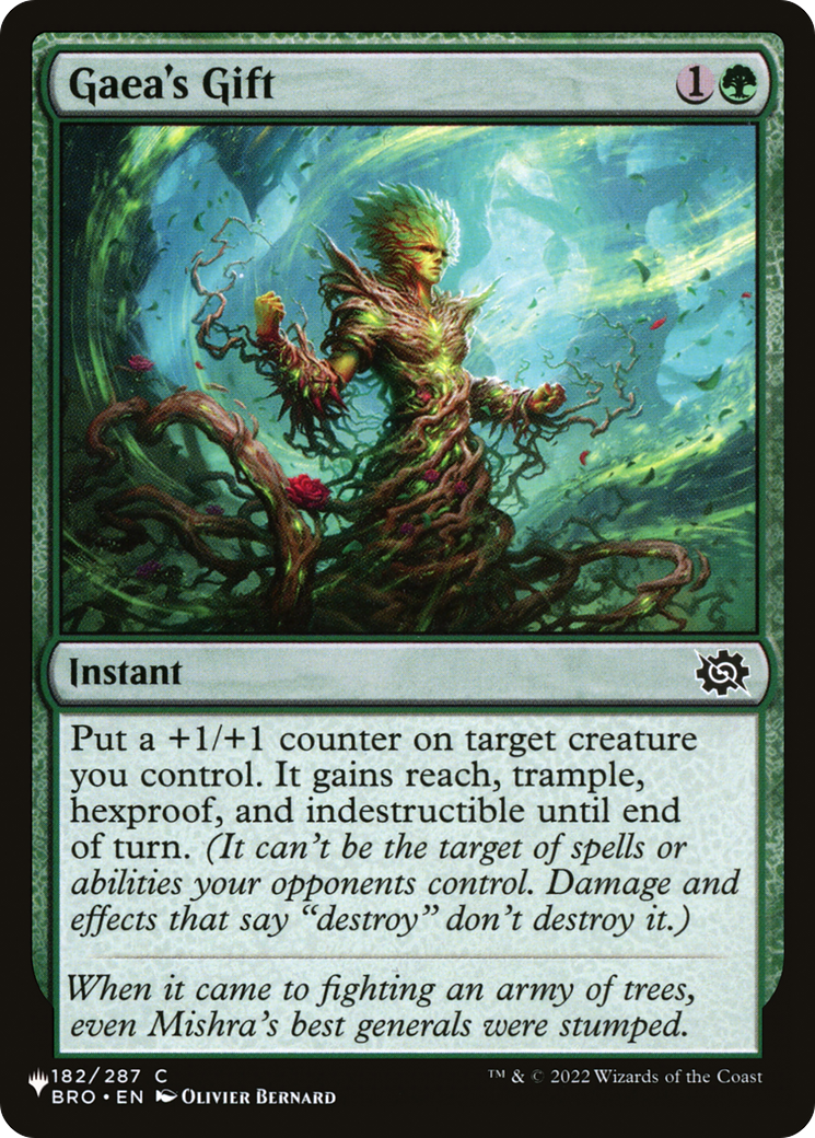 Gaea's Gift (LIST-182/012) [Mystery Booster] The List MTG Single Wizards of the Coast