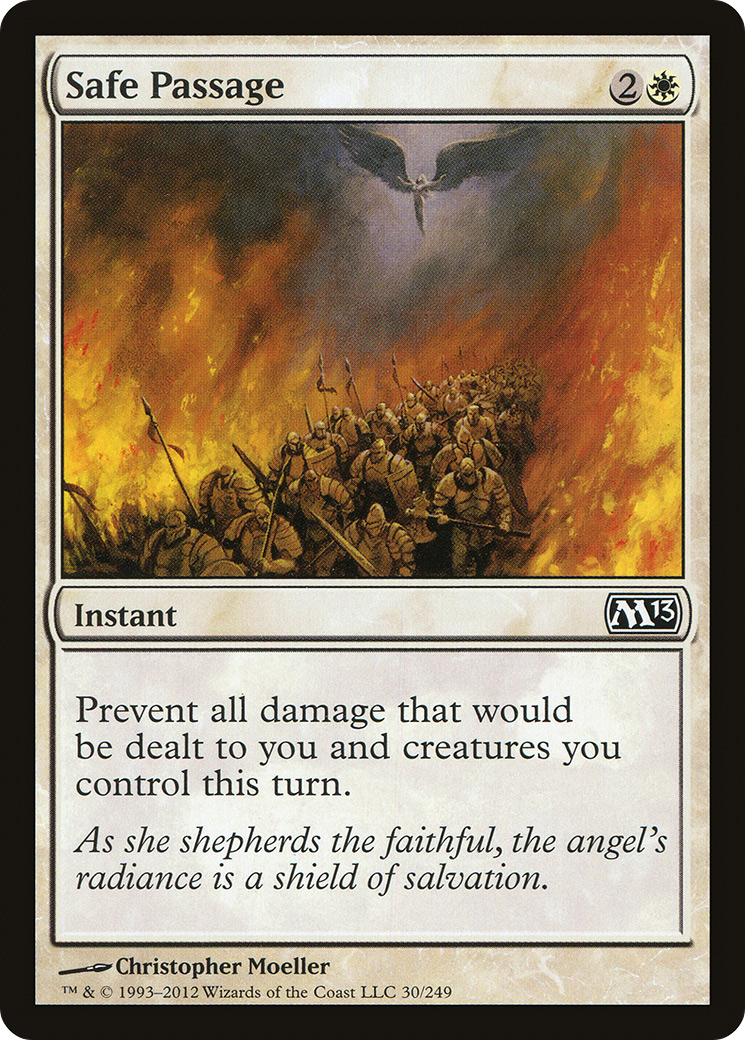 Safe Passage (M13-030) [Magic 2013] Foil MTG Single Wizards of the Coast