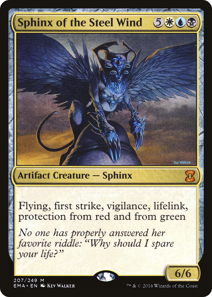 Sphinx of the Steel Wind (EMA-207) [Eternal Masters] Foil MTG Single Wizards of the Coast
