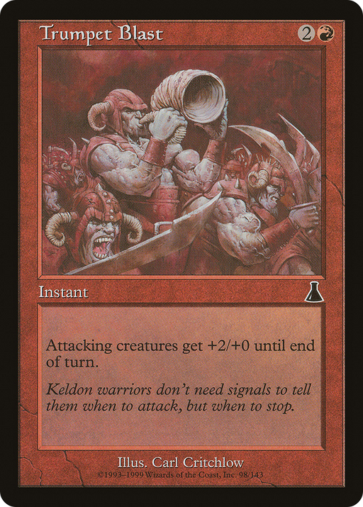 Trumpet Blast (UDS-098) [Urza's Destiny] MTG Single Wizards of the Coast