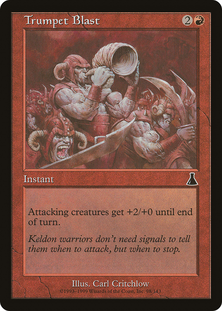 Trumpet Blast (UDS-098) [Urza's Destiny] Foil MTG Single Wizards of the Coast