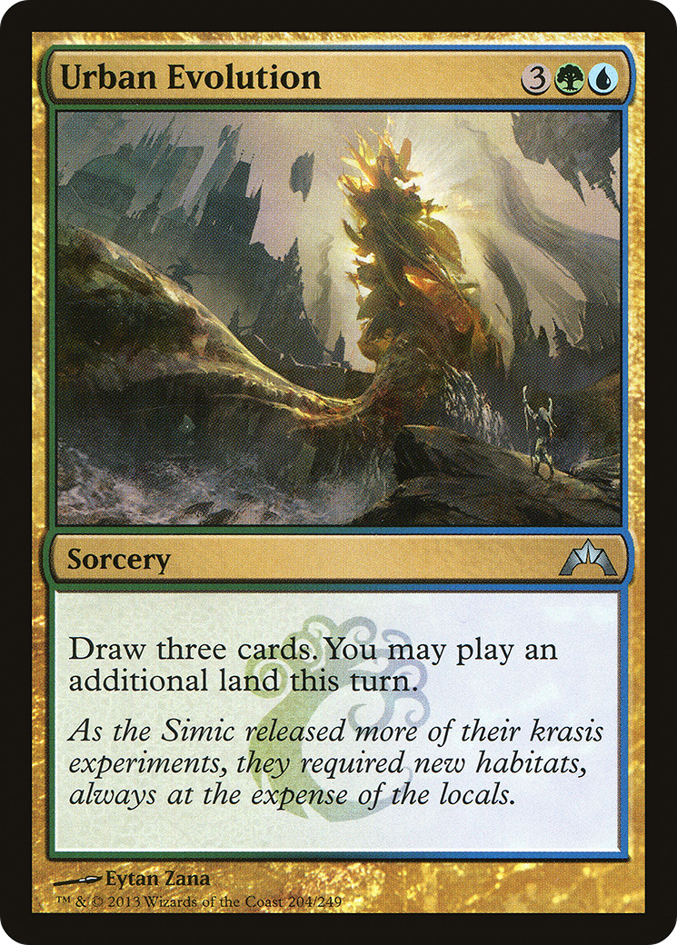 Urban Evolution (GTC-204) [Gatecrash] MTG Single Wizards of the Coast