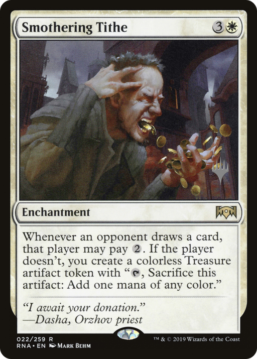 Smothering Tithe (PPELD-022) [Ravnica Allegiance Promos] MTG Single Wizards of the Coast