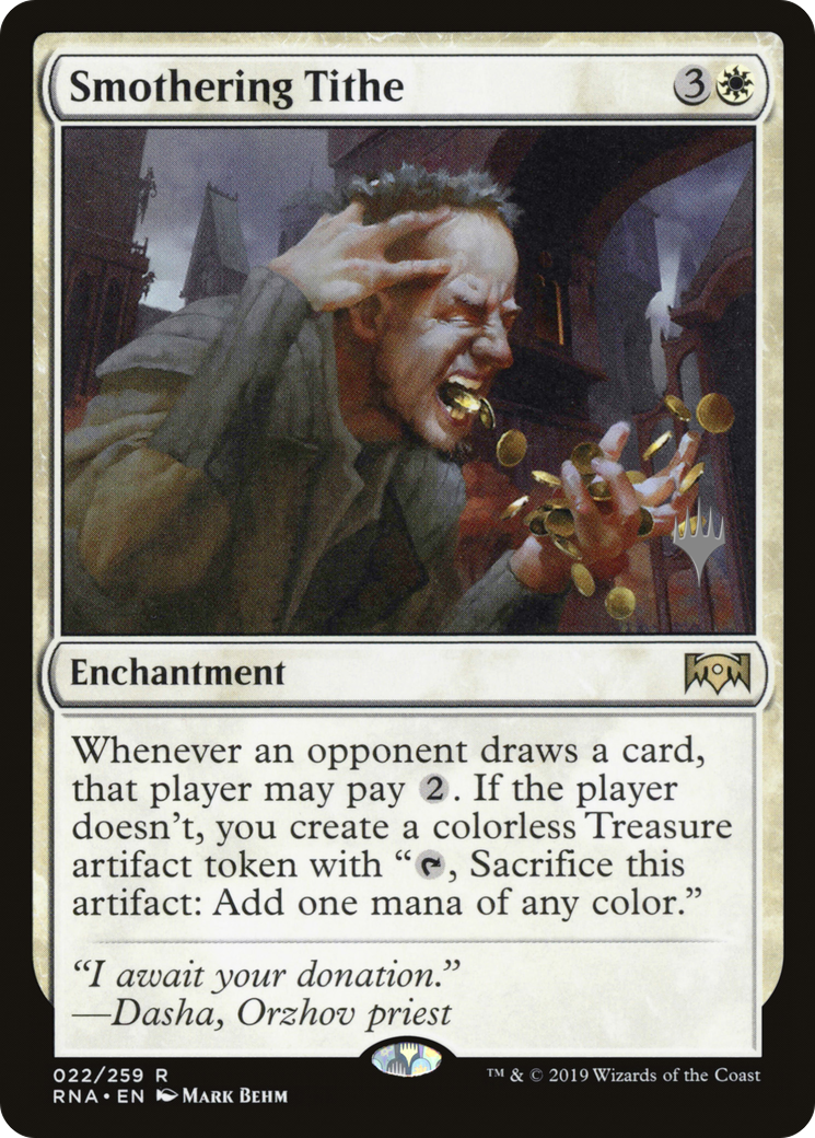 Smothering Tithe (PPELD-022) [Ravnica Allegiance Promos] Foil MTG Single Wizards of the Coast