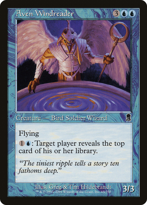 Aven Windreader (ODY-065) [Odyssey] MTG Single Wizards of the Coast